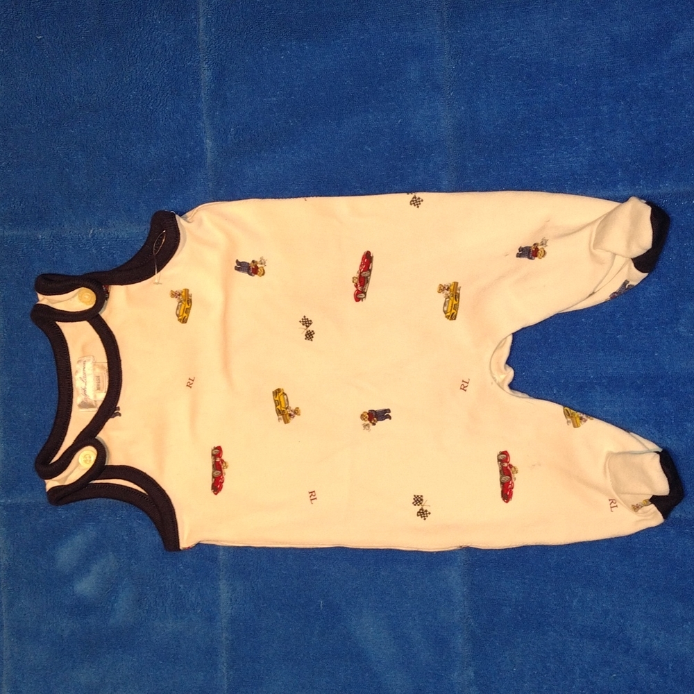 Ralph Lauren newborn sleeveless onesie